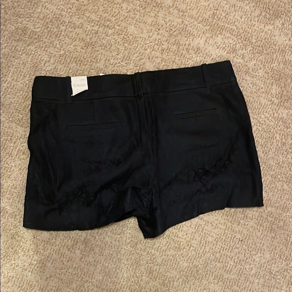 LOFT Black High Waist Structured Shorts - Picture 5 of 8